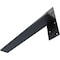 Ekena Millwork 2 1/2"W x 20"D Floating Steel Heavy Duty Wall Mount, Powder Coated Black BKTM02X20FWPBL - alternate 5